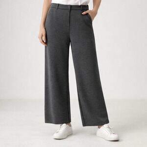 OGL Move Gray Wide Leg Knit Pants NWT Size Medium – Stretch Pull On Work Lounge